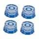 thumbnail image 2 of 4 perillas de guitarra, potenciómetro, perilla de acrílico portátil, control de volumen para guitarra, bajo Azul, 2 of 9