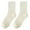 Beige, variant on DQRPSEETB Scrunch Socks Women Solid Color Socks Mid Tube Autumn and Qinter All Long Tube Pure Cotton Pile Socks Fashionable Socks Black