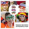thumbnail image 5 of Gafas de sol para fiesta de fútbol, lentes del mundo de 2022, novedad, accesorios para fotomatón, suministros de recuerdo para fiesta de fútbol de la Copa Mundial de 2022, 3 uds., 5 of 5