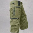 thumbnail image 2 of Pantalones Cortos Tipo Cargo Holgados Y Rectos Para Hombre ., 2 of 3
