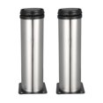 thumbnail image 1 of Patas de Muebles Unique Bargains, Acero Inoxidable 180mm-195mm Patas de Mesa Ajustables 2Pcs, 1 of 7