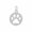 Dog Paw Prints 14x12mm, variant on 10pc 304 Stainless Steel Mini Dangle Pendants Metal Smooth Animal Charms 11~20mm-Flat round 20x18mm
