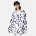 thumbnail image 5 of Fotbe Lavender Flowers Men's Women's UPF 50+ Sun Protection Jacket Hooded Cooling Shirt with Pockets Hiking Outdoor Performance-Medium, 5 of 9