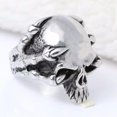 thumbnail image 6 of GKNET 20pcs Dragon Claw Skull Skeleton Alloy Men's Ring Gothic Demon Silver Biker, 6 of 7