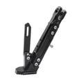 thumbnail image 3 of Soporte de pie de estacionamiento lateral para motocicleta kusrkot con soporte de tornillo de montaje de resorte Negro, 3 of 8