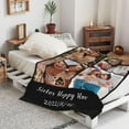 thumbnail image 4 of Personalised Blanket, Custom Blanket with Photos Text.Custom Blanket with 1-11 Photo Collages.Father, Mom, Lover, Kids, Friends, Birthday, Christmas - Personalised Gifts for Women Men,75x100cm, 4 of 5