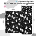 thumbnail image 5 of Black Halloween Ghosts Bats and Stars Toddler Nap Mats for Kids Preschool,50"x20" Sleeping Mat Bag or Kids,Toddler Sleeping Bag,Toddler Nap Mat or Daycare, 5 of 6
