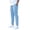 Sky Blue, variant on Men's Plaid Joggers, Checkered Pattern Drawstring Ankle Pants, Casual Cotton Sweatpants for Summer, Loose Straight Leg Comfort, Breathable Lounge Or Sportswear, Versatile for