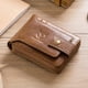thumbnail image 5 of Cartera de piel Auténtica BULL CAPTAIN Gran Capacidad marrón con Tarjetero y bolsillo con cremallera, 5 of 6