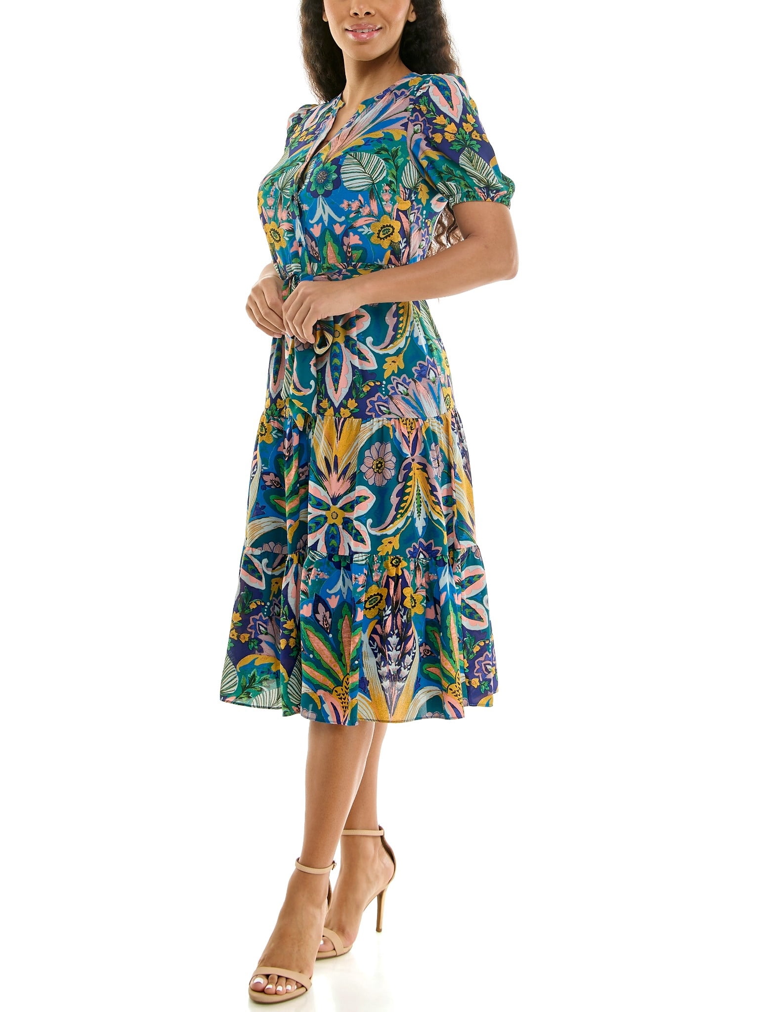 Nanette Nanette Lepore Womens Tie Waist Shirtdress