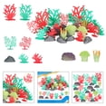 thumbnail image 3 of Paquete de 32 plantas de acuario simulación Sunnimix decoración, 3 of 7