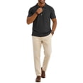thumbnail image 7 of Luvrsol Plus Size Men's Solid Short Sleeve Collared Button-Down Casual Shirt, S-4XL, 7 of 7