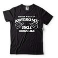 thumbnail image 2 of Awesome Uncle Shirt Funny Uncle T Shirt Father's Day Uncle T-Shirt Fathers Day Gift T Shirt U (Small Navy Blue), 2 of 6