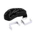thumbnail image 1 of 1 Pair Over Door Hanger Hat Bag Clothes Coat Rack Holder Organizer Adjustable Straps Hanger, 1 of 7