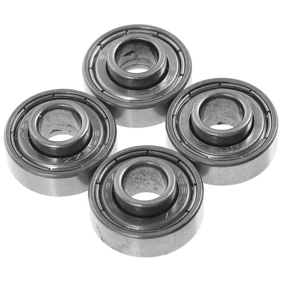 BESTONZON 4Pcs Silver Wheelchair Ball Bearings Front Wheel Axle Replacement Parts