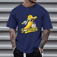 thumbnail image 3 of Bananas Baseball Graphic Tees for Men 2026 Summer Casual Short Sleeve Crewneck Funny Baseball Player T Shirts, 3 of 5
