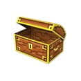 thumbnail image 2 of Party Central Pack of 12 Yellow and Brown 8-Bit Treasure Chests 8", 2 of 2