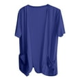 thumbnail image 3 of Ruyang Womens Cardigan Short Sleeve Open Front Lightweight Casual Comfy Long Line Drape Hem Soft Knit Cardigans Sweater, 3 of 3