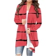 thumbnail image 1 of Cardigan pour Femme Manches Longues Ouvert devant Cardigan Léger Casual Fall Jacket Clothes, 1 of 6