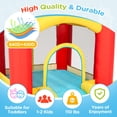 thumbnail image 3 of Toiyjofe Toddler Bounce House with Slide, Small Indoor Inflatable Bouncer for Kids Ages 1–3, Compact Bounce Castle for Playroom, Living Room or Backyard, 3 of 8