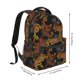 thumbnail image 2 of Disketp Chicken Rooster Mochila Estampada para Hombre y Mujer – Mochila Ligera Clásica con Múltiples Bolsillos para Universidad, Trabajo y Viajes-One Size, 2 of 5