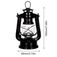 thumbnail image 3 of Lámpara De Mesa Linterna de queroseno que acampa enciende las lámparas de mesa del huracán del metal para la decoración del patio Likrtyny  Para estrenar, 3 of 5