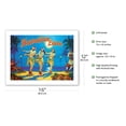 thumbnail image 2 of Hawaiian Luau - Hawaii Hula Dancers - Vintage Hawaiian Travel Poster by Rick Sharp - Bamboo Fine Art 290gsm Paper (Unframed) 12x16in, 2 of 4