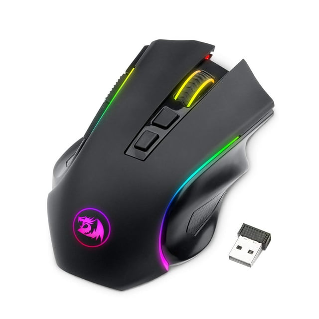 Ratón para juegos Redragon M602 Griffin RGB 7200 DPI inalámbrico
