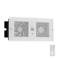 thumbnail image 1 of KFFKFF 4-Inch Room to Room Fan, 2-in-1 300 CFM Through Wall Fan with Remote Control & Temperature Control, 10-Speed Ventilation Quiet Vent for Kitchen, 1 of 9