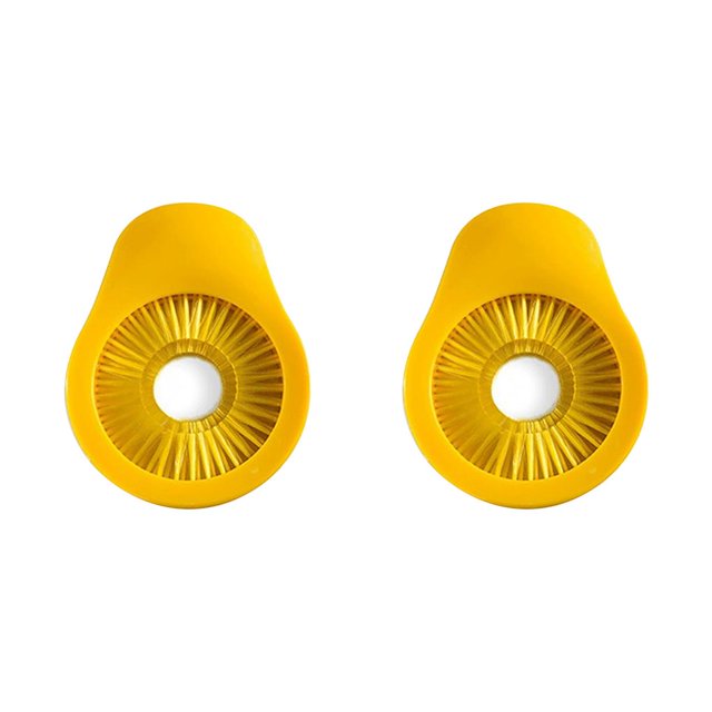 Ounissouiy Cepillo de limpieza Manual para de ñame de maíz vegetal, cepillos antideslizantes de de 360 grados, depurador para el Amarillo 2piezas Ounissouiy CBP209883