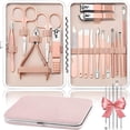 thumbnail image 1 of Set de manicura HONGHCL 23 en 1 Acero Inoxidable - Kit Completo para Uñas y Cutículas en Caja de Cue, 1 of 6