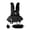 Black-L-Pet Carrier Backpack- A1, variant on Small Dog Whole Body Lift Harness Pet Backpack, Cute Cat Walking Sling Dog Lift Harness, Dog Bag Breathable for Senior Mobility, Cars Hiking Outdoor (Black, L)
