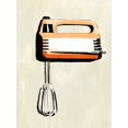thumbnail image 2 of Warren, Annie 12x14 Gold Ornate Wood Framed with Double Matting Museum Art Print Titled - Retro Kitchen Appliance III, 2 of 4