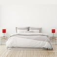 thumbnail image 3 of LimeLights Brushed Steel Stick Lamp with Charging Outlet and Fabric Shade 2 Pack Set, 3 of 9