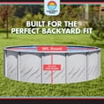 thumbnail image 3 of Lake Effect Pools Galleria 18' Round 52" Height Above Ground Swimming Pool, Full Start-up Kit, 3 of 7