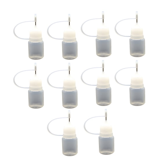Precisions Needle Tip Applicator Bottles Plastic Liquid Dropper Bottles Needle Tip Squeeze Bottle for Glues Inks Liquid