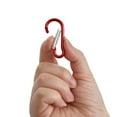 thumbnail image 6 of Cheers.US 10Pcs Aluminum Spring Snap Hook Carabiner D Ring Carabiner Clip Camping Accessories Fishing Hiking Traveling and Keychain, 6 of 10