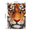 thumbnail image 3 of Latch Hook Rug Kits, Kids Adults Carpet Embroidery Set Beginners DIY Crochet Needlework Crafts Kits with Yarns,Crochet Hook, Tiger 30' x 20', 3 of 4