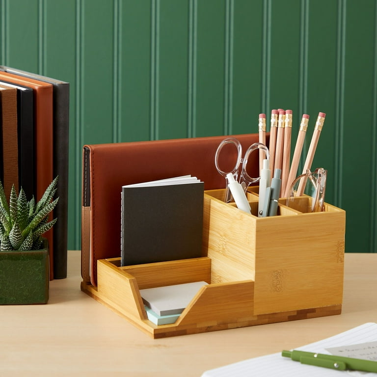 Wood desk accessories