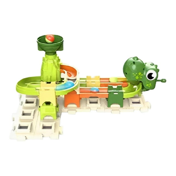 Pista de para niños, pista de carreras educativa, creativa, construcción de bloques de bricolaje, juego de laberinto de , para niños y 28 piezas