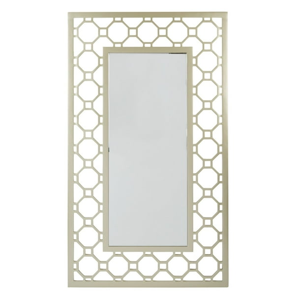 Matte Gold Frame Square Mirror ASM