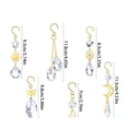thumbnail image 3 of 6 Pcs Crystal Sun catchers Plant Decorations Charms Hanging Prisms for Window Indoor Garden Plant Pot Holder Hanger Tree Vine Home Chandeliers Outdoors, 3 of 5
