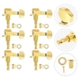 thumbnail image 2 of KAKOWELY Guitar Tuning 1Set Stringed Instrument Strings Turners with Lock String Functions for Guitar1.57"X1.57"X0.79", 2 of 4