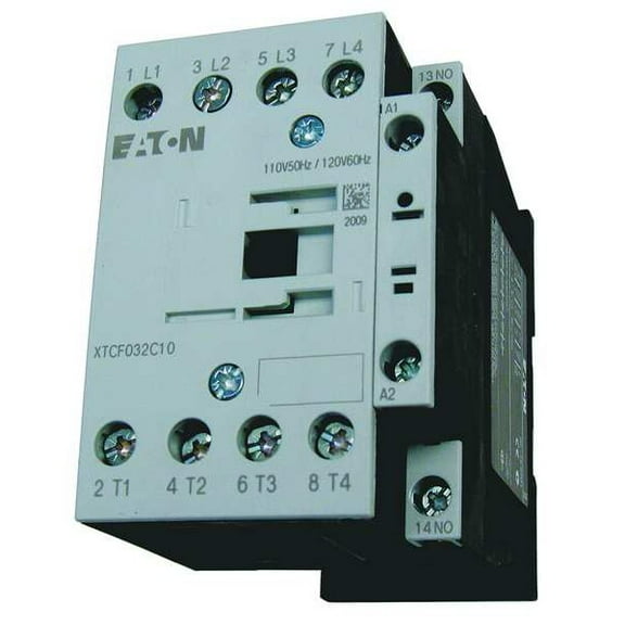IEC Magnetic Contactor, 1NO, 120V AC, 4 P, Non-Reversing, Screw