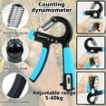 thumbnail image 4 of Arcticwind Counting Hand Grip Strengthener Set, Hand Strength Exerciser - Finger Exerciser, Grip Strength Trainer, Finger Stretcher, Stress Relief Grip Ball - Adjustable Resistance 11-132 Lbs, 4 of 7