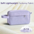 thumbnail image 5 of DAKIMOE Pencil Case Cute Pencil Pouch Corduroy Colored Large Capacity Soft Lightweight Versatile Stationary for Students Teens Adults, Purple, 5 of 11