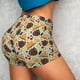 thumbnail image 4 of Fotbe Thanksgiving Shorts Sin Costuras – Shorts Deportivos de Cintura Alta para Mujer, Elásticos para Gimnasio, Yoga, Running o Ciclismo-Small, 4 of 8