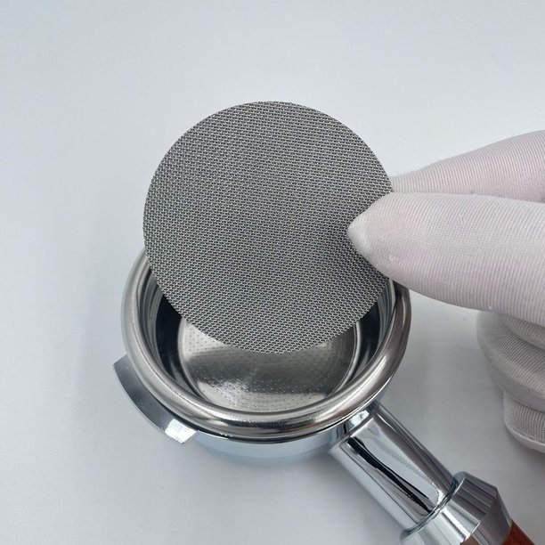 Malla de filtro de café Pantalla de disco para hacer café para máquina de espresso (53 mm) Wdftyju Libre de BPA