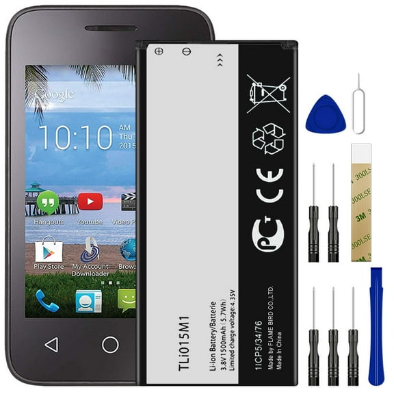 Replacement Battery TLi015M1 For Alcatel One Touch Pixi 4 4034G Tool