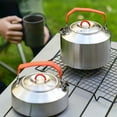 thumbnail image 1 of Nsxcdh Bouilloire de Camping en Acier Inoxydable 1 L Poignée Pliable Compacte Ébullition Rapide Plein Air Randonnée Sac à Dos Café Thé Eau Pot Durable, 1 of 9